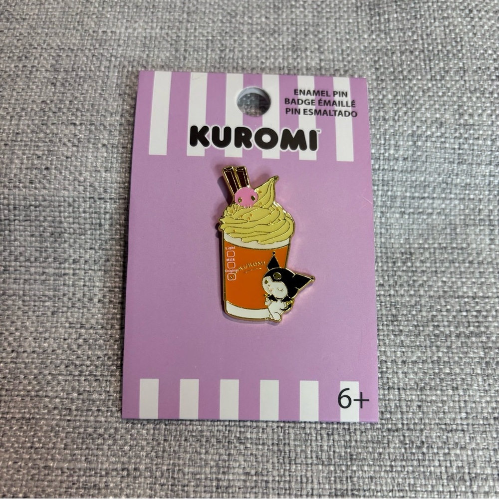 Loungefly Sanrio Kuromi Pumpkin Spice Latte Enamel Pin